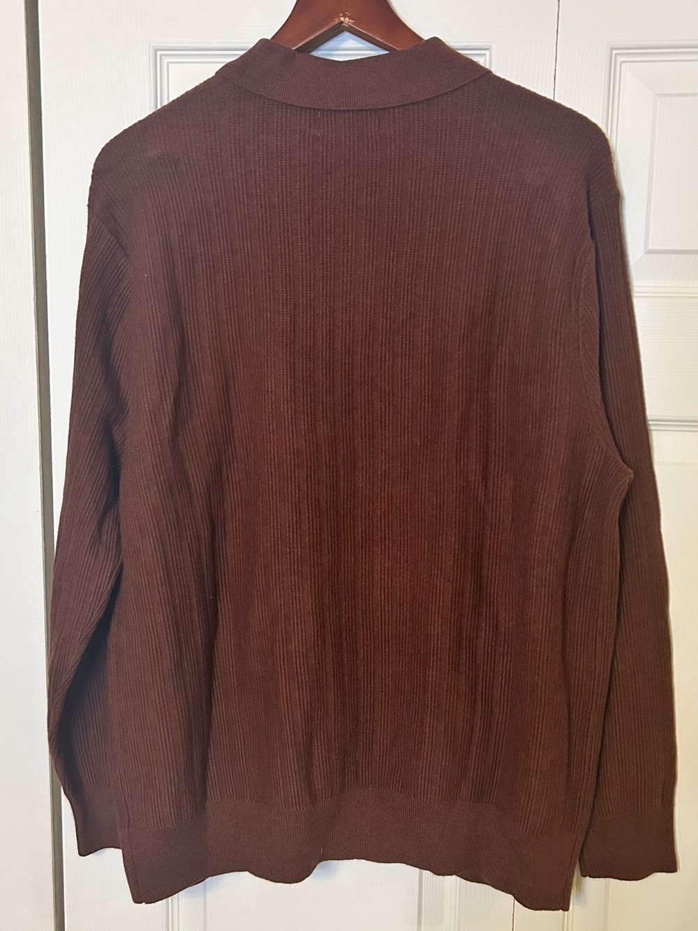 Goodfellow & Co Brown Ribbed Button-Front Cardigan Jacket - Picture 2 of 4